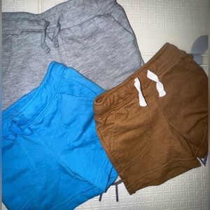 3 Pack Cat & Jack Drawstring Elastic Waist 12 Month Sweat shorts/gym shorts